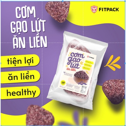 HN Cơm gạo lức ăn liền Fitpack 200g