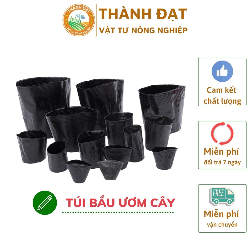 1kg bầu ươm cây giống, túi bầu ươm. trồng cây nhiều kích cỡ hàng loại 1