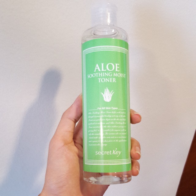 Nước hoa hồng dưỡng ẩm làm dịu da Secret Key Aloe Soothing Moist Toner 248ml _ Secret Key Chính Hãng