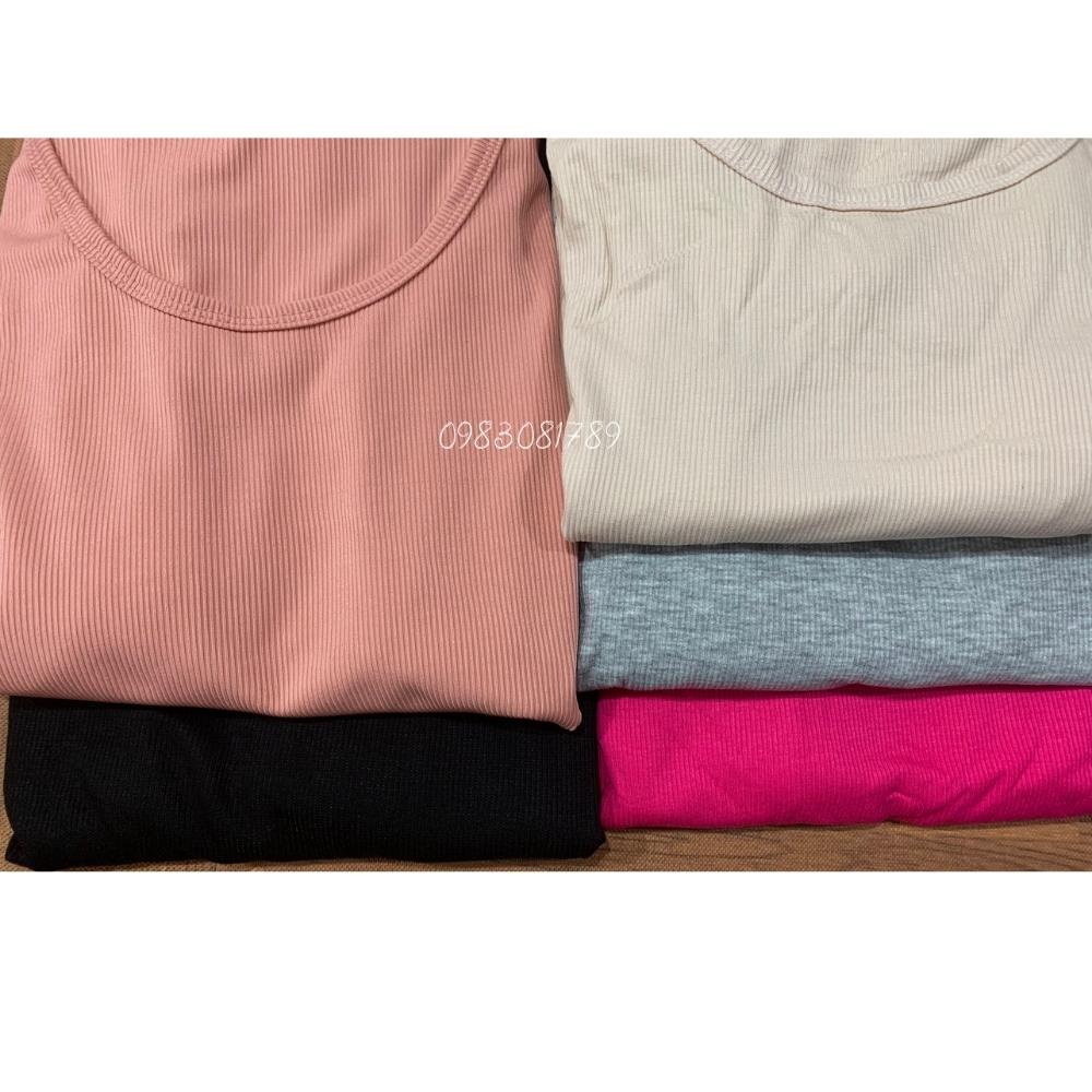 Set Bộ Thun Tăm Áo Ngắn Quần Đùi Phong Cách Sang Chảnh Hàn Quốc Đơn Giản Năng Động Thoáng Mát