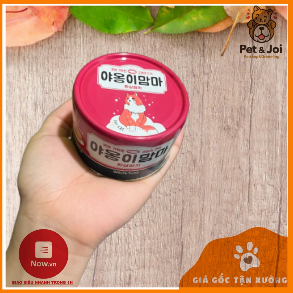 PATE MEOW MAMA HÀN QUỐC ⚡CHỈ 1 NGÀY⚡  DONGWON LON 160G ĐỦ HƯƠNG VỊ CHO MÈO - PET&JOI