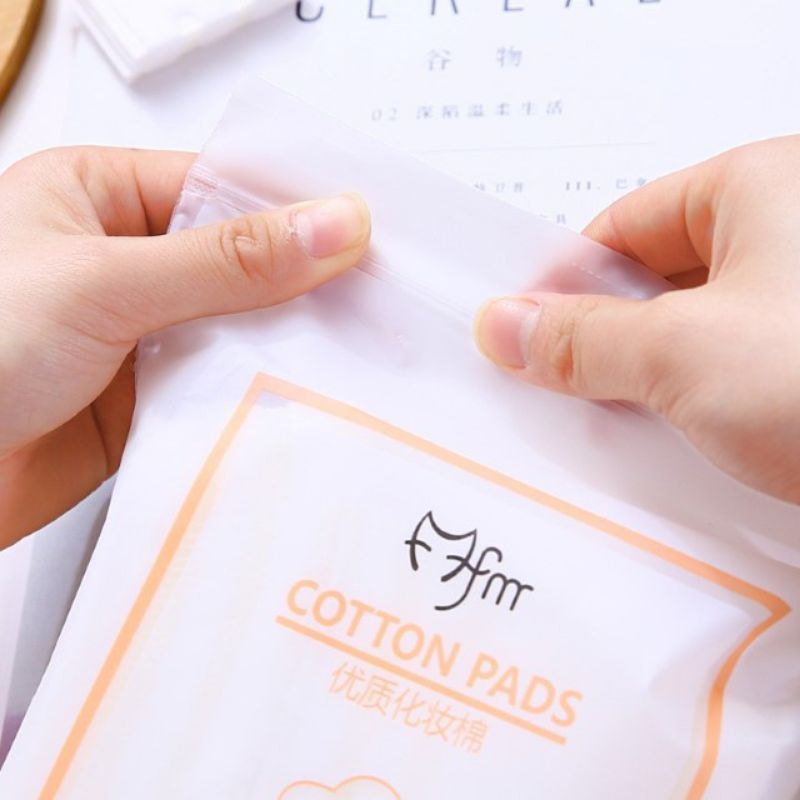 Combo 10 gói bông tẩy trang 3 lớp cotton pads 222 miếng