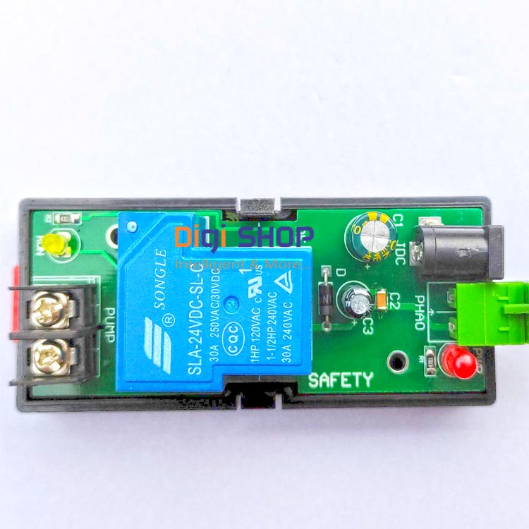 Mạch điều khiển phao bơm nước an toàn 12V 24V 30A 2.2kW có vỏ nhựa