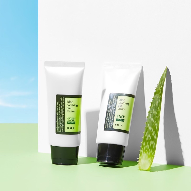 Kem chống nắng Cosrx vật lý lai hoá học Aloe Soothing Sun Cream Spf 50 Pa +++, 50ml