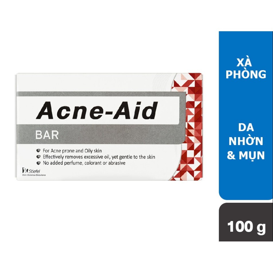 ✔️️️[Date mới nhất] Xà phòng xử lý mụn, kháng khuẩn Acne - Aid Soap