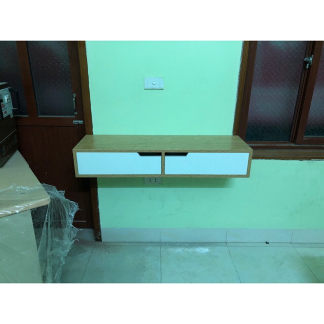Bàn trang điểm treo tường 1m đẹp 2 ngăn kéo BTD-826 | BigBuy360 - bigbuy360.vn