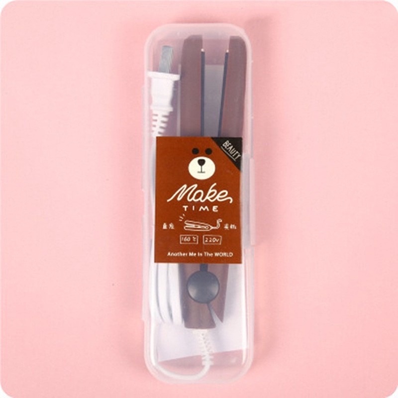 (AIMURUSI) COD Máy Duỗi/Uốn Tóc Mini Bằng Điện Tiện Lợi