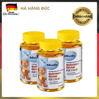 Kẹo gấu vitamin Mivolis, kẹo gấu Mivolis Multivitamin 60 viên, bổ sung vitamin cho bé, nhập Đức