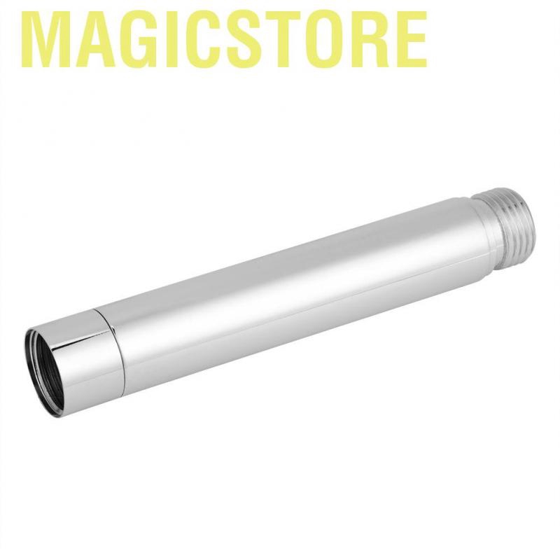 Magicstore 4inch Stainless Steel Shower Extension Round Tube with Chrome Plating for Bathroom Accessory