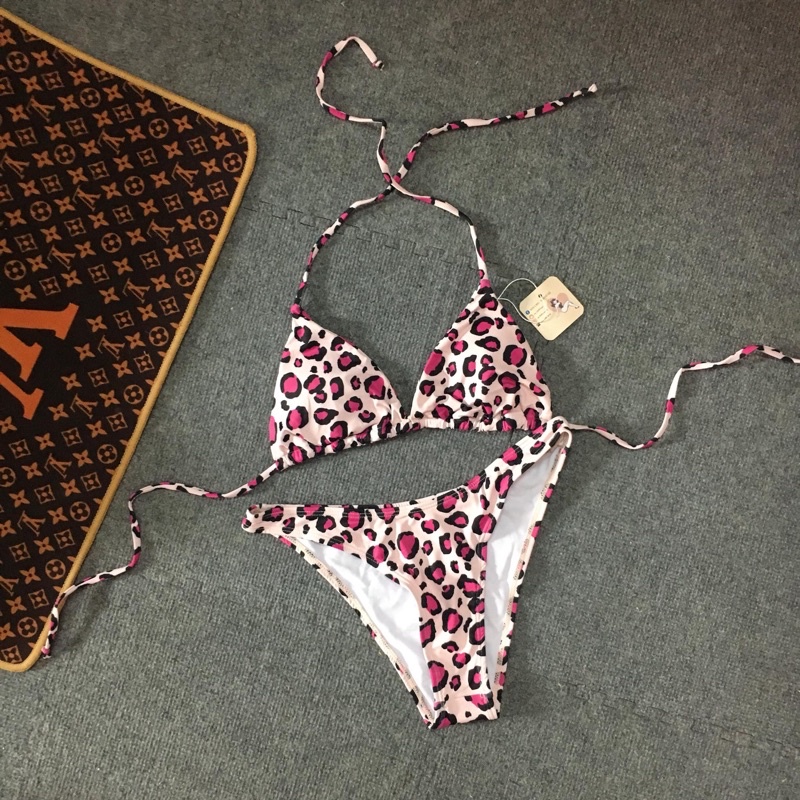 [BKN220] &lt;ÂU&gt; SET BIKINI BEO HỒNG