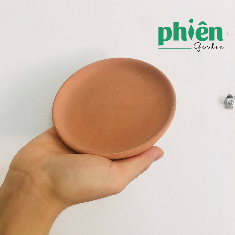 Đĩa lót chậu cây để bàn, đĩa lót gốm sứ, dĩa lót đất nung kê chậu