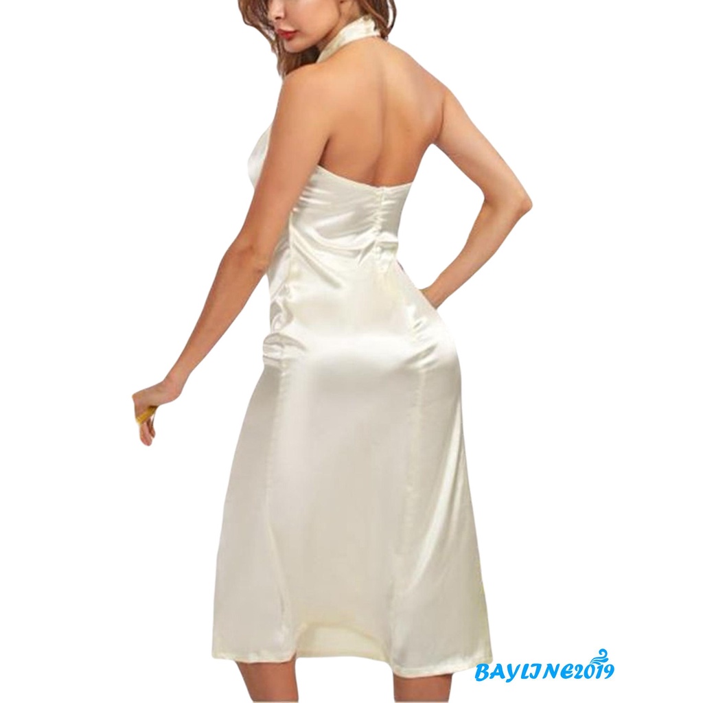 Đầm Dài Hai Dây Lấp Lánh Gợi Cảm Cho Nữ