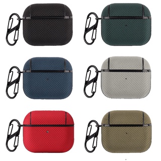 Vỏ bảo vệ hộp sạc tai nghe thích hợp cho Airpods 3 Pro 2 1 bằng pc cứng họa tiết nylon thời trang