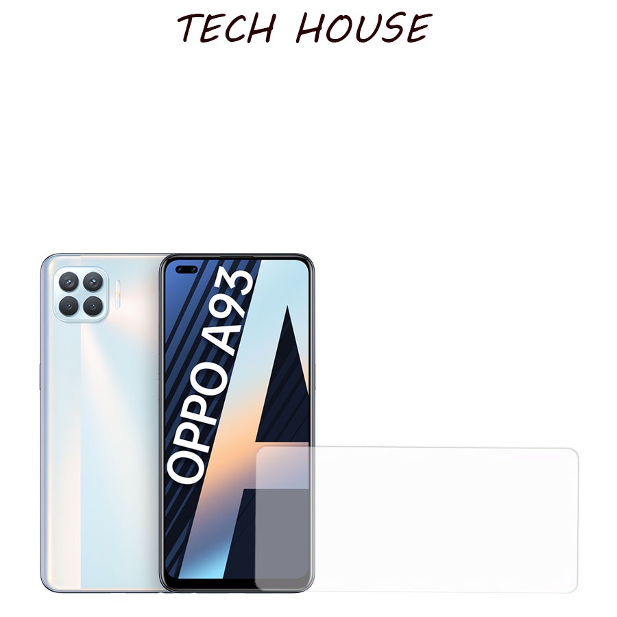 Kính cường lực Oppo A93 (Loại KHÔNG Full, Trong suốt, Không viền)