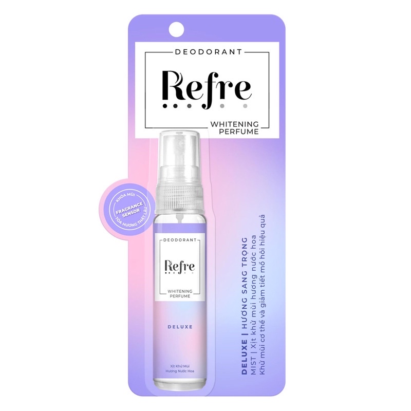 Xịt Khử Mùi Refre Hương Nước Hoa Whitening Sweetie 30ml