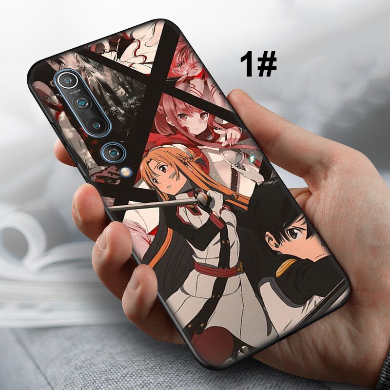 Ốp Lưng Mềm In Hình Sword Art Online Cho Xiaomi Mi Poco X3 Nfc F2 Pro Mix 2s Max 3 Note 10 Le73