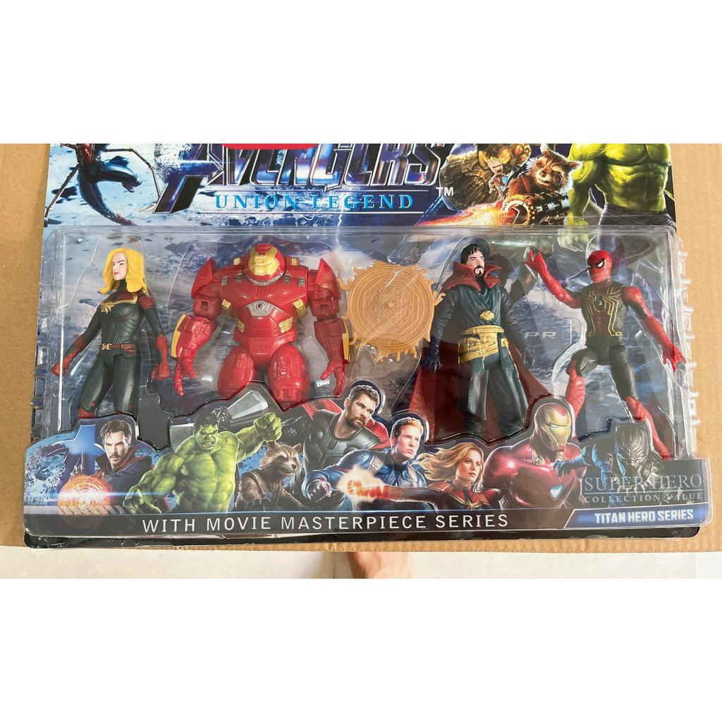 Đồ chơi mô hình siêu anh hùng Lam Anh Store, Mô hình thor, Hulk, Iroman, Spiderman, Đội trưởng Mỹ cử động khớp
