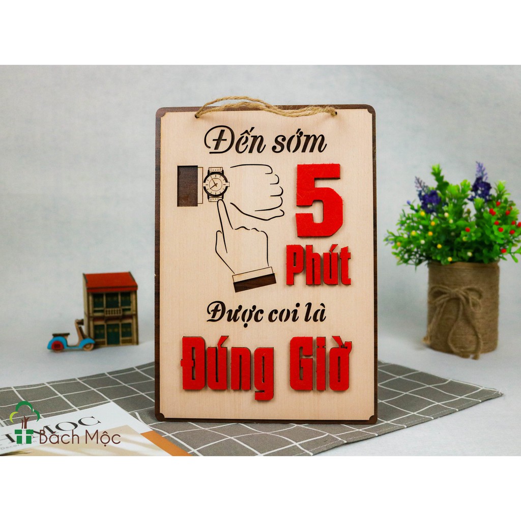 Bảng gỗ khẩu hiệu trang trí văn phòng, slogan tạo động lực làm việc nhiều mẫu độc đáo | BigBuy360 - bigbuy360.vn