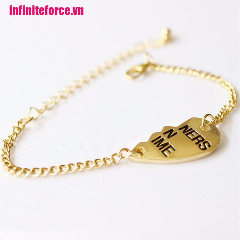 Set 2 Vòng Tay Mặt Mảnh Ghép Trái Tim Cho Tốt Nhất