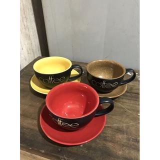 Bộ cafe capuchino gốm 150ml