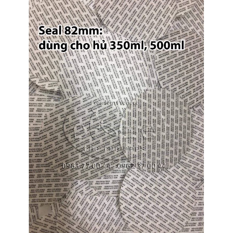 [Giá Sốc]20 miếng Màng Seal tự dính cho hủ nhựa nắp nhôm(150ml,350ml,500ml,800ml,1000ml,1200ml)