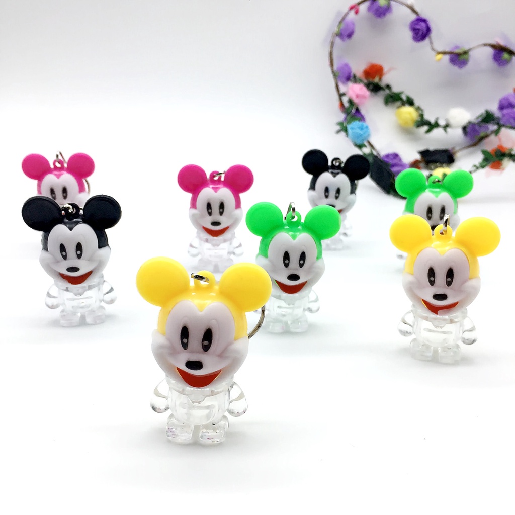 Móc Khóa Miumiu hình chú Mèo dễ thương có đèn phát sáng