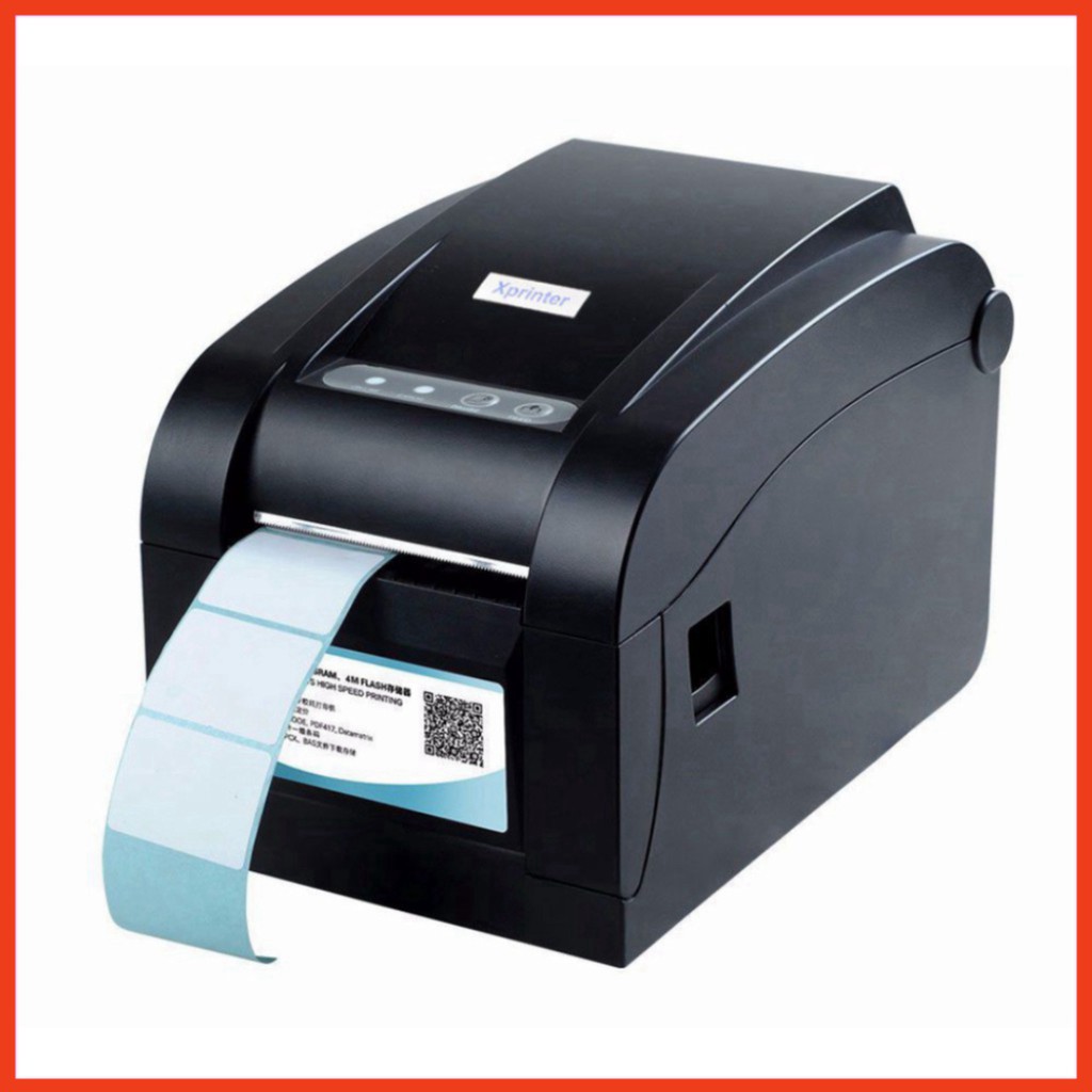 Máy In tem trà sữa - in mã vạch Xprinter 350B