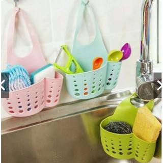 Giỏ Silicon treo đồ rửa bát chén/ giỏ treo nhà tắm