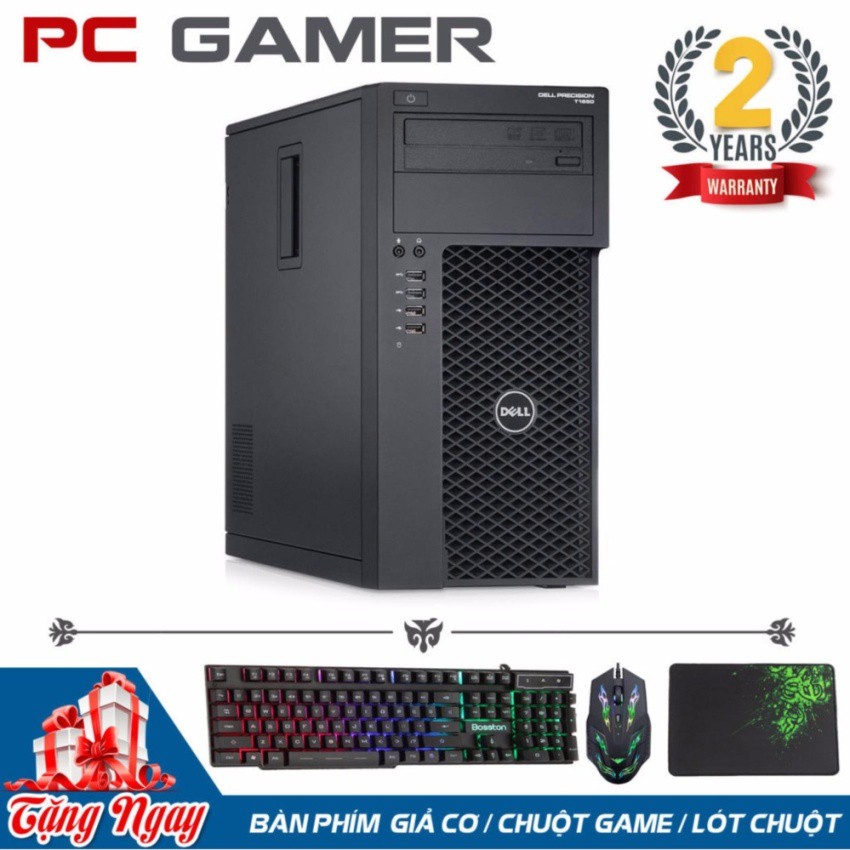 Máy trạm chơi Game Dell Precision T1650 (Core i7 3770, Ram 16GB, SSD 240GB, HDD 2TB, GTX 750 2GB) + Quà Tặng | BigBuy360 - bigbuy360.vn