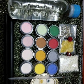 Sét 12 hũ bột 10g - Đắp - Nhúng - Ombre - Làm hoa nail( KHÁCH CHỌN MÀU)