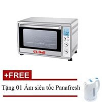 Lò nướng điện 45 lít Gali GL-1145 (Trắng) + Tặng 01 Ấm siêu tốc Panafresh JK-78 1.8L (Trắng)