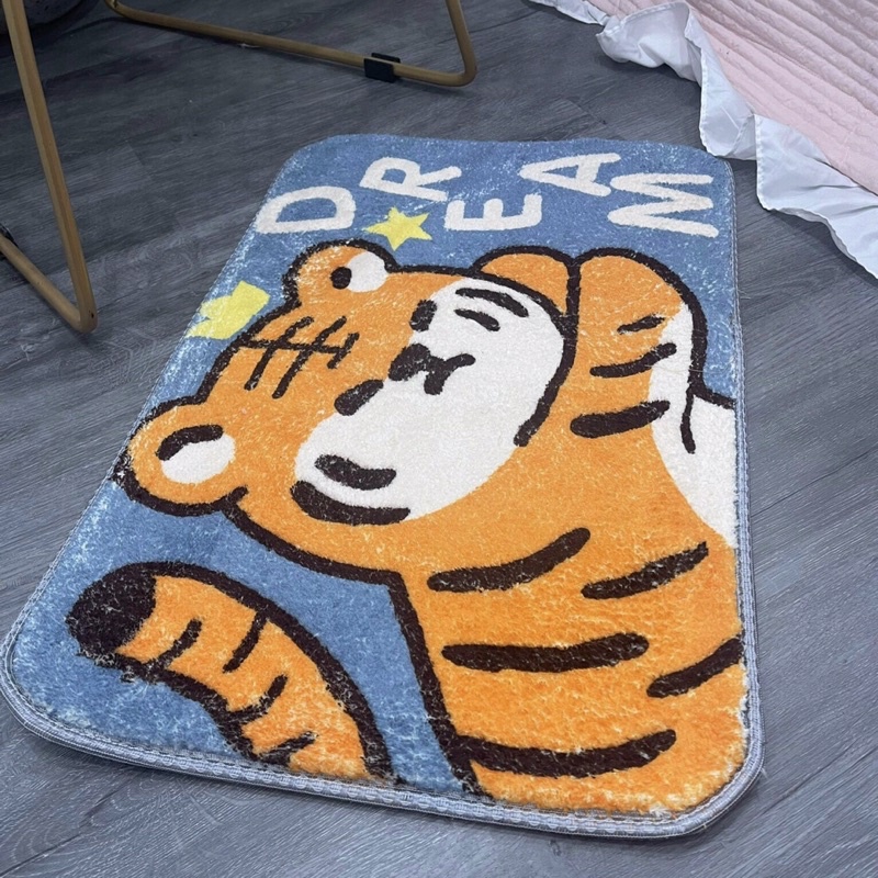 Thảm lau chân 💥GIÁ HỦY DIỆT thảm chùi chân 3D lông cừu siêu thấm nước hình con vật đáng yêu - CH51