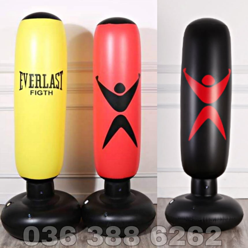 Bao Cát Trụ Đấm Bốc Bơm Hơi Pro X 5.0 tăng găng boxing rồng + băng đa boxing - Nhanh Hơn - Ưu Việt Hơn - Đánh Thích Hơn