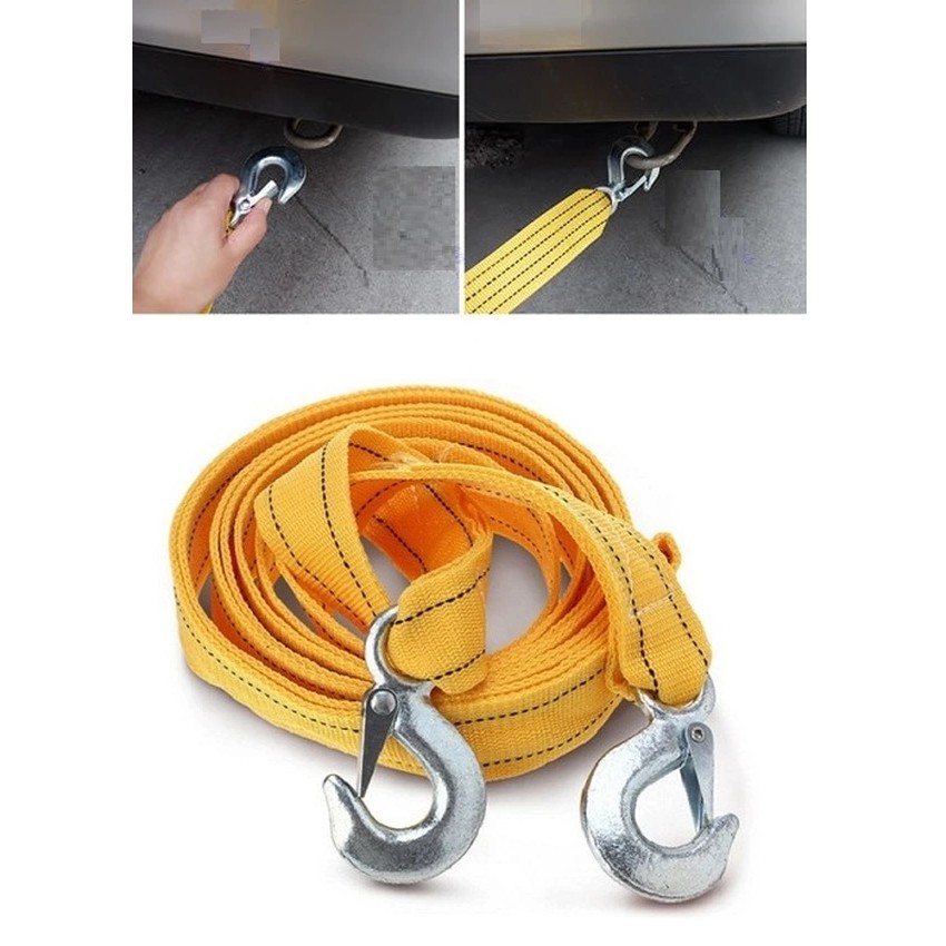 Dây cáp cứu hộ kéo xe 5m sợi siêu bền Hando