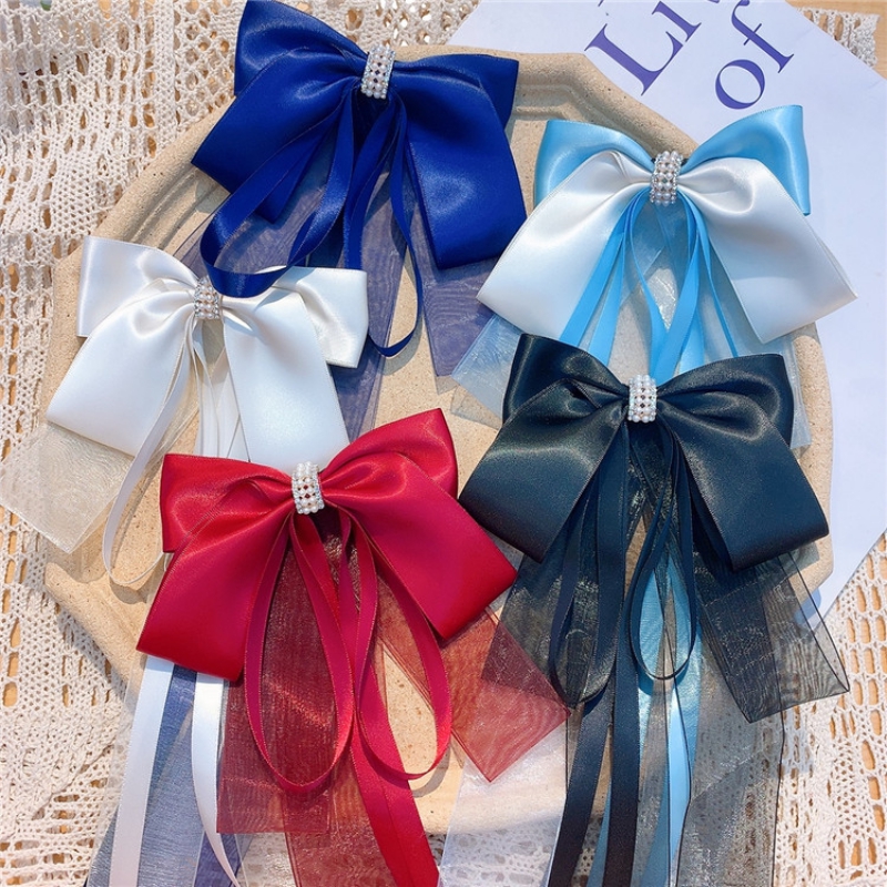 Băng Đô Nơ Lưới Phong Cách Hàn Quốc Cho Bé Gái