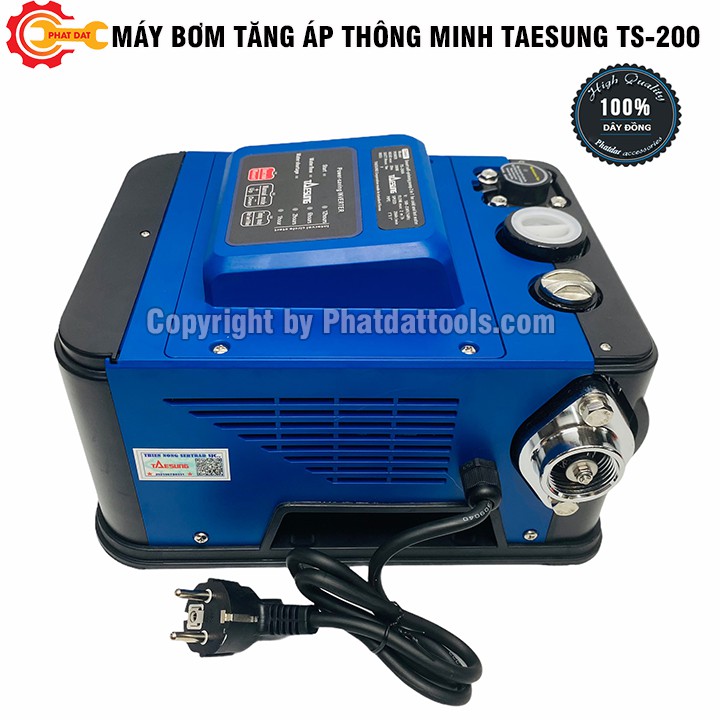 Máy Bơm Tăng Áp Thông Minh TAESUNG TS-200A-Smart Pump 2 in 1-Bảo Hành 24 Tháng