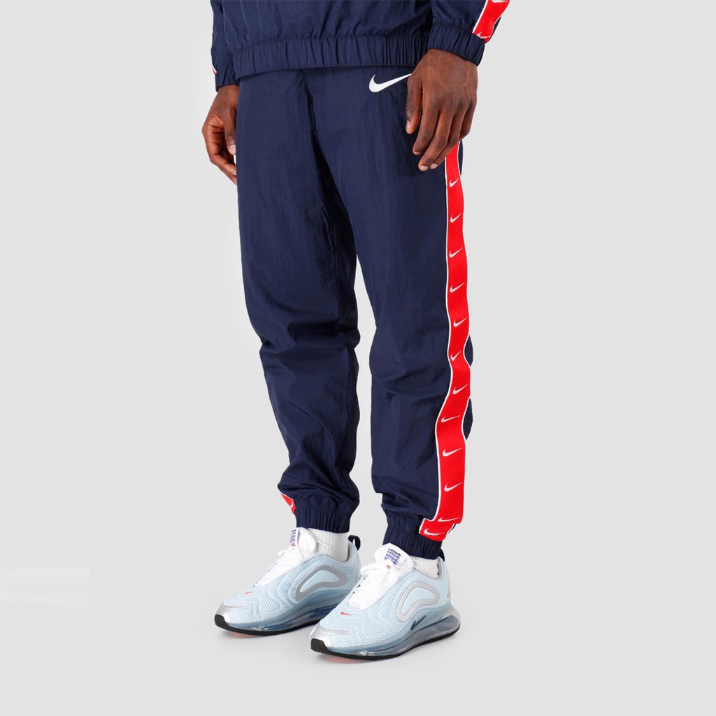 QUẦN DÀI NIKE SWOOSH TAPED SWOOSH POPOVER PANTS - XANH NAVY