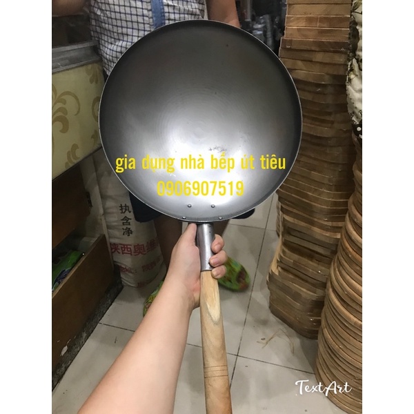 Chảo thép cán gỗ size 30cm,32cm,34cm,34cm,36cm