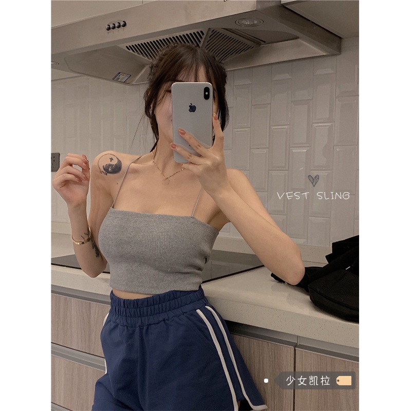 Áo hai dây nữ croptop tôn dáng  dáng ôm kiểu ống 2 dây bún cao cấp  đen trắng sát nách ba lỗ milow fecret