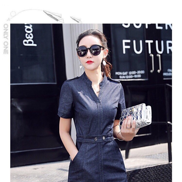 Đầm Jean dự tiệc phong cách