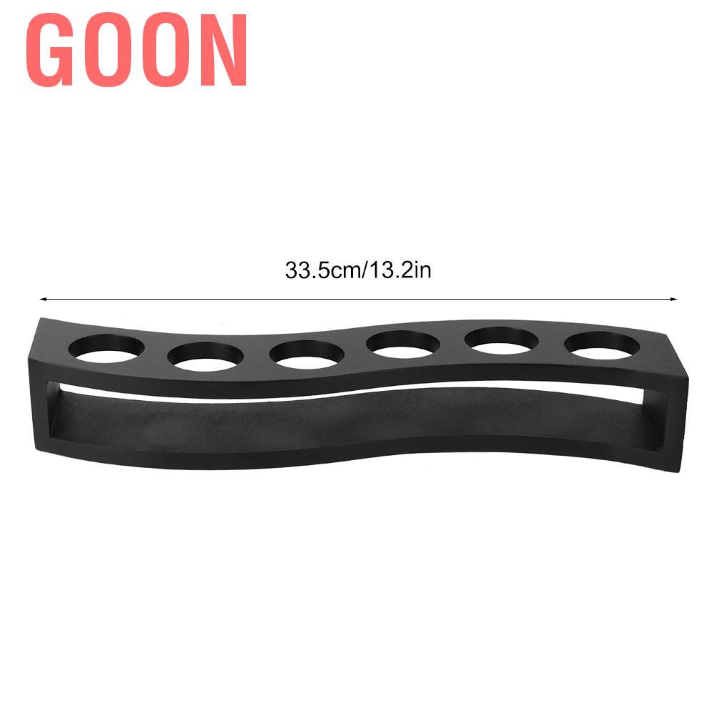 Goon kệ gỗ 6 Ngăn Trưng Bày Ly Rượu Vang Tiện Dụng