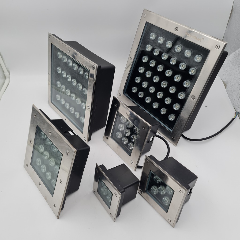 Đèn âm đất vuông 36w