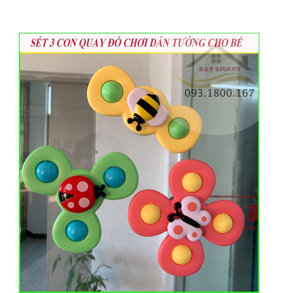 Đồ chơi con xoay spinner hình côn trùng vui nhộn cho bé