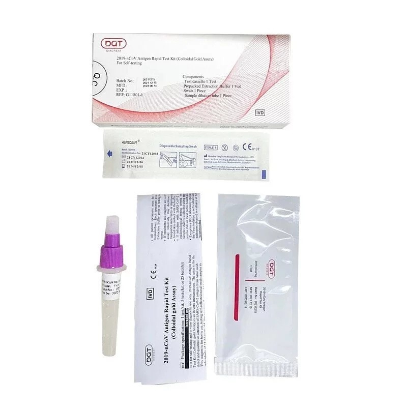Bộ kit test covit DGT-DIAGREAT loại chọc mũi