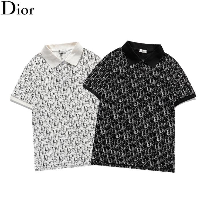 Áo Thun polo Tay Ngắn Có Cổ In Chữ Thời Trang Cho Nam Nữ