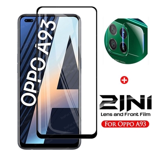 Kính Cường Lực 2 Trong 1 Trên Cho Oppo A93 A15 A15s Phim Kính Bảo Vệ Màn Hình Cho Oppo A53s A73 A53 A31 A52 A72 A92 A 93 A53 A31 A52 A72 Kính Bảo Vệ