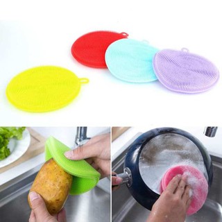 Miếng rửa chén Silicon hình tròn
