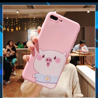 Ốp lưng heo hồng silicon