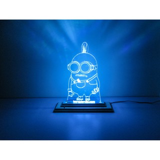 Mô Hình Đèn Led 3D Kẻ Cắp Mặt Trăng Minion