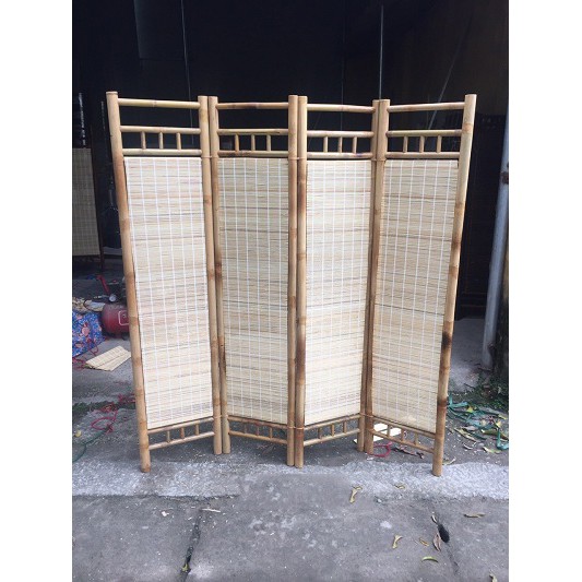Vách ngăn bình phong tre trúc giá rẻ